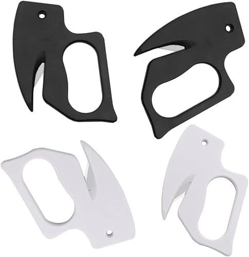 Abrecartas, paquete de 4 cortadores de cajas multiusos, cortadora de sobres, hoja de afeitar, sobres de letras abiertas y paquetes para oficina en