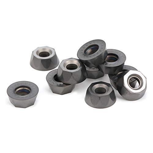 Inserto de carburo para torno CNC RPMT1204M0EJS LF6018, pack 10 piezas miniatura 2