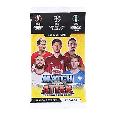 UEFA Champions League 2021/22 Topps Match Attax Pack | 12 Cards Per Pack