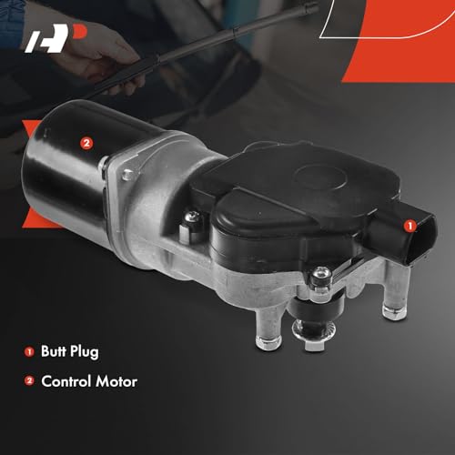 Image of A-Premium Front Windshield Wiper Motor Compatible with Mitsubishi Lancer 2003-2006 & Subaru Impreza 2002-2003, 5-Pin