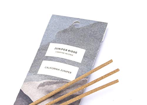 JUNIPER RIDGE All-Natural Campfire Aromatic Incense Gift Set - No Synthetic Fragrance - 2 White Sage, Desert Pinon, Douglas Fir, Sweetgrass & California Juniper - 6-Pack, 20 Sticks Each - Thumbnail 3