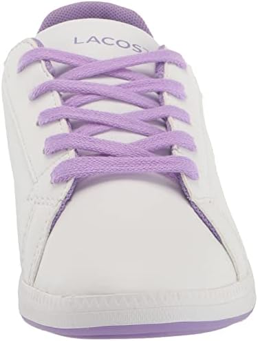 Lacoste Baby Graduate Sneaker, WHT/PURP, 5 US Unisex Infant | Image 1