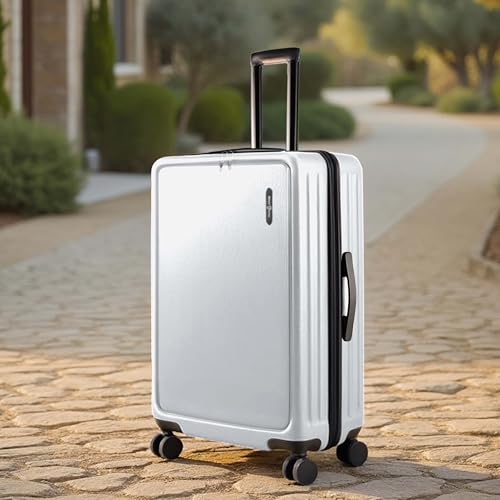 Image of 24 Inch Luggage with Spinner Wheels, Hard Shell Suitcase with TSA Locks for Luggage, Travel Large Suitcase, Expandable Hard Shell Suitcases, White