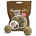 Katzenminze Ball zum Spielen: 4x Premium Katzenminze Spielzeug für Katzen aus getrockneter Katzenminze – Aufregendes Katzenspielzeug mit Katzenminze – Spielzeug Katze – Catnip Ball Katze PRETTY KITTY