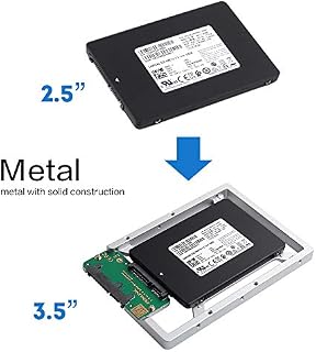 2.5" to 3.5" Drive Converter Hard Drive Bracket SATA Hard Drive or SSD