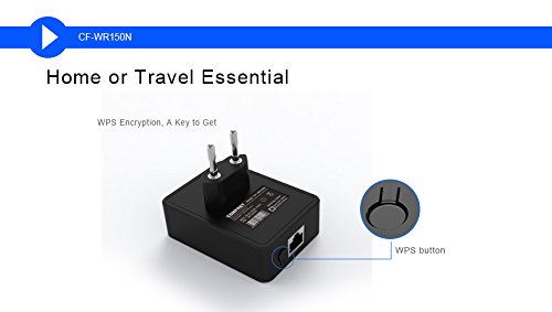 Image showing the WPS button on the Comfast CF-WR150N