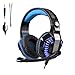 PS4 Headset Gaming Headset for PC Xbox One Headphones with Mic Headset for Gaming Computer(Blue)