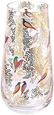 Sara Miller Chelsea Gold Tall 35cm Glass Vase | Temptation Gifts - View #2