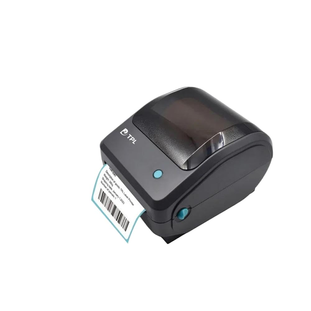 Impresora de Etiqueta térmica TD-401 4 Pulgadas Compatible con la impresión de códigos de Barras de envío Conectividad WiFi USB para logística expresa y más(500pcs 100-150mm)