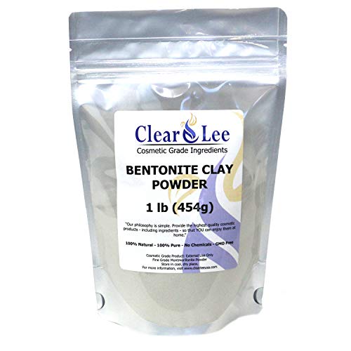 ClearLee Bentonite Clay Cosmetic Grade Powder - 100% Pure Natural Powder - Great For Skin Detox, Rejuvenation, and More - Heal Damaged Skin - DIY Clay Face Mask (1 LB) ClearLee Bentonite Clay Cosmetic Grade Powder - 100% Pure Natural Powder - Great For Skin Detox, Rejuvenation, and More - Heal Damaged Skin - DIY Clay Face Mask (1 LB)