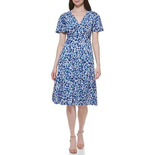 how do jessica howard dresses fit Jessica Howard Women's Bow-Trim Fit & Flare Dress