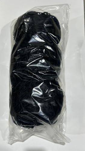 Filet de padel de polypropylene 3mm avec maille sans noeuds noir