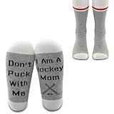 G2TUP Hockey Mom Socks Ice Hockey Mom Gifts for Team Mom Don't Puck With Me I Am...