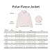 Amazon Essentials Girls' Polar Fleece Full-Zip Mock Jacket, Light Pink, X-Small
