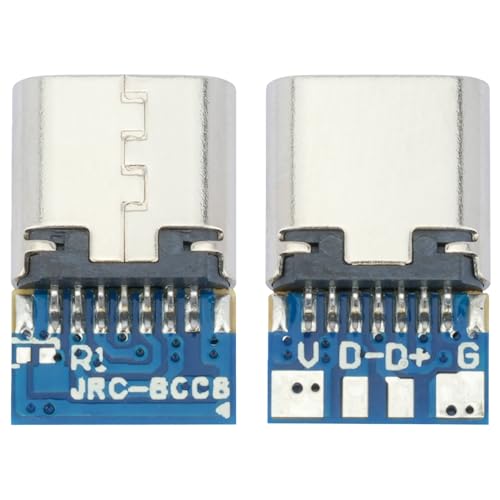 10 Piezas USB Tipo C Conector Macho y Hembra miniatura 4