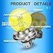 SOFOC P45T Motorcycle/Car Halogen G40 Bulb 6V 45/40W Yellow High/Low Beam Design Plug & Play 1Pcs