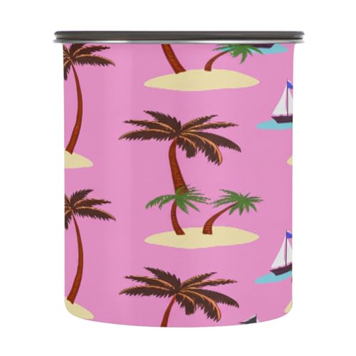 Envase Hermético de Acero Inoxidable para Café 30oz