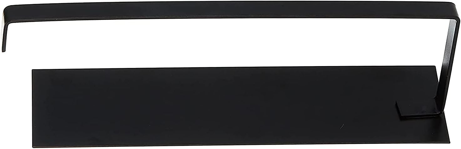 Sulfar Paper Towel Holder Wall Mounted No Drilling, Under Cabinet, Toilet Roll Self Adhesive, Hanger Tissue for Bathroom Kitchen (1pc/Black)