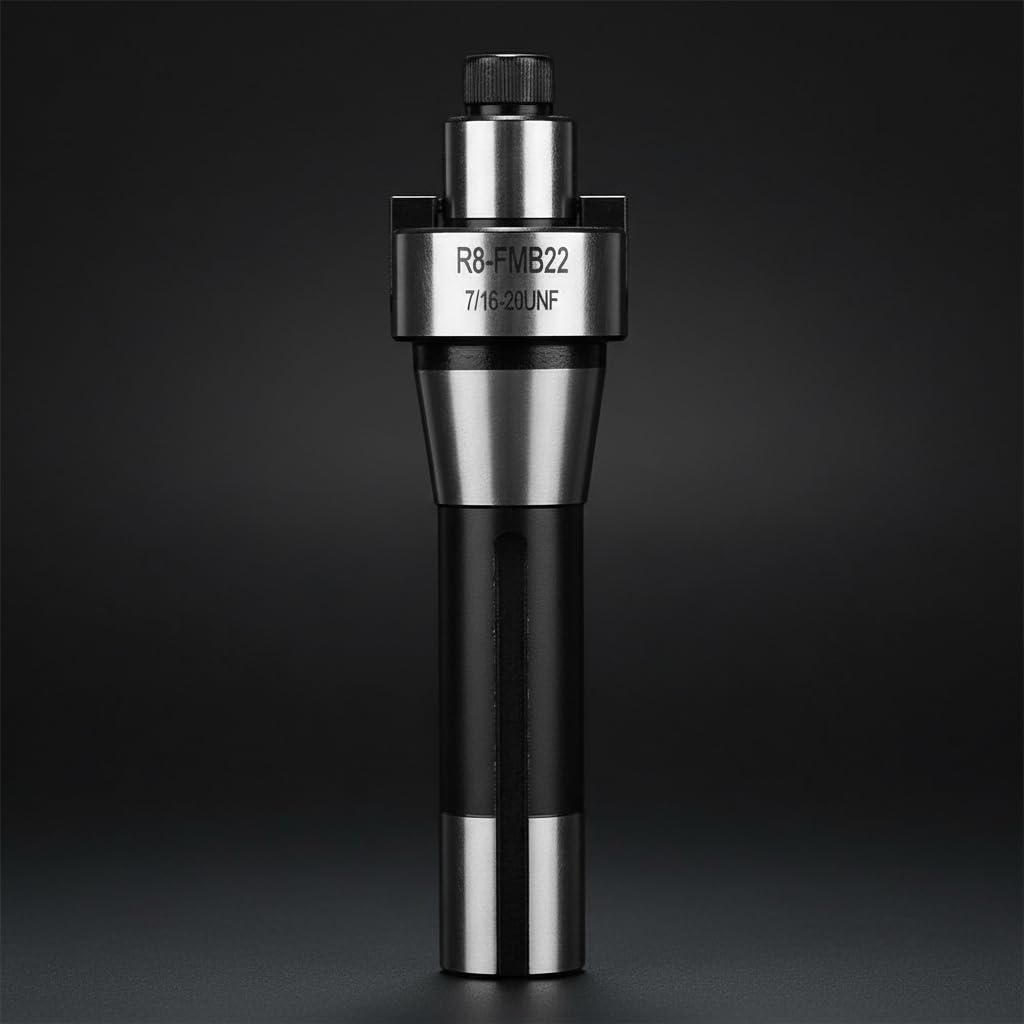 R8-FMB22 Face End Mill Cutter, 7/16-20 UNF Thread, Steel Construction, for 50mm and 63mm Cutter Head