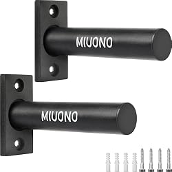 MIUONO Weight Plate Holder, Wall Mounted Weight Rack Storage for Weight Plates, Home Gym Organizer