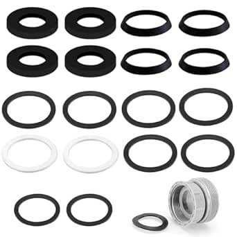 Dichtungsset Für Waschbecken Ablauf - 7-teilig Für 1 1/2 Zoll Siphons Küche & Bad