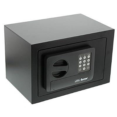Burg-Wächter Caja fuerte para muebles con cierre electrónico, Favor, 8,6 l, 4,6 kg, S3 E, negra, FAVOR S3 E, 200 x 310 x 200 mm