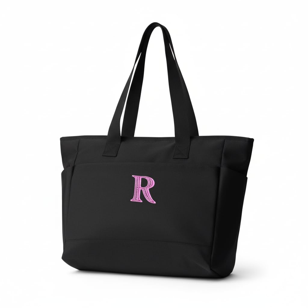 Bolso de Hombro Personalizado con Nombre o Iniciales Bordadas - Bolso Universitario Beatriz - Gran Capacidad 32L · Poliéster Reciclado e Impermeable