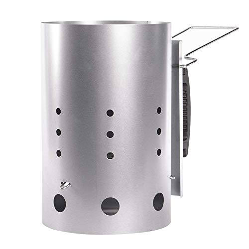 Arrancador De Chimenea De Carbón | Arrancador De Carbón Para Barbacoa | Chimenea De Barbacoa | Encendedores De Fuego | Quema De Troncos | M&Amp;W