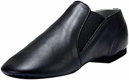 DynadansJazz Shoe Leather Slip On with Elastics (Big Kid/Little Kid/Toddler)