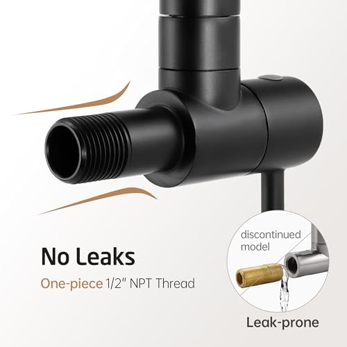 Kes Pot Filler Folding Kitchen Faucet Brass Double Joint Swing Arm Sink Faucet Articulating Wall Mount Two Handle Single Hole thumb #5