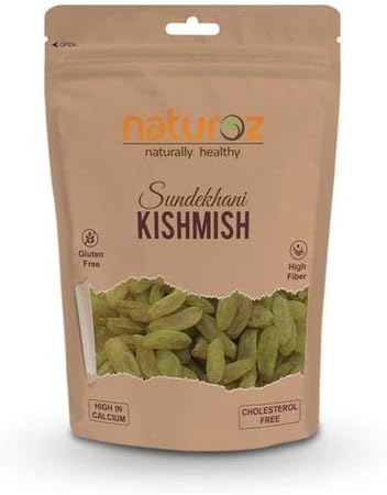 Naturoz sunderkhani kishmesh raisins 7 Ounce Gluten free High fibre