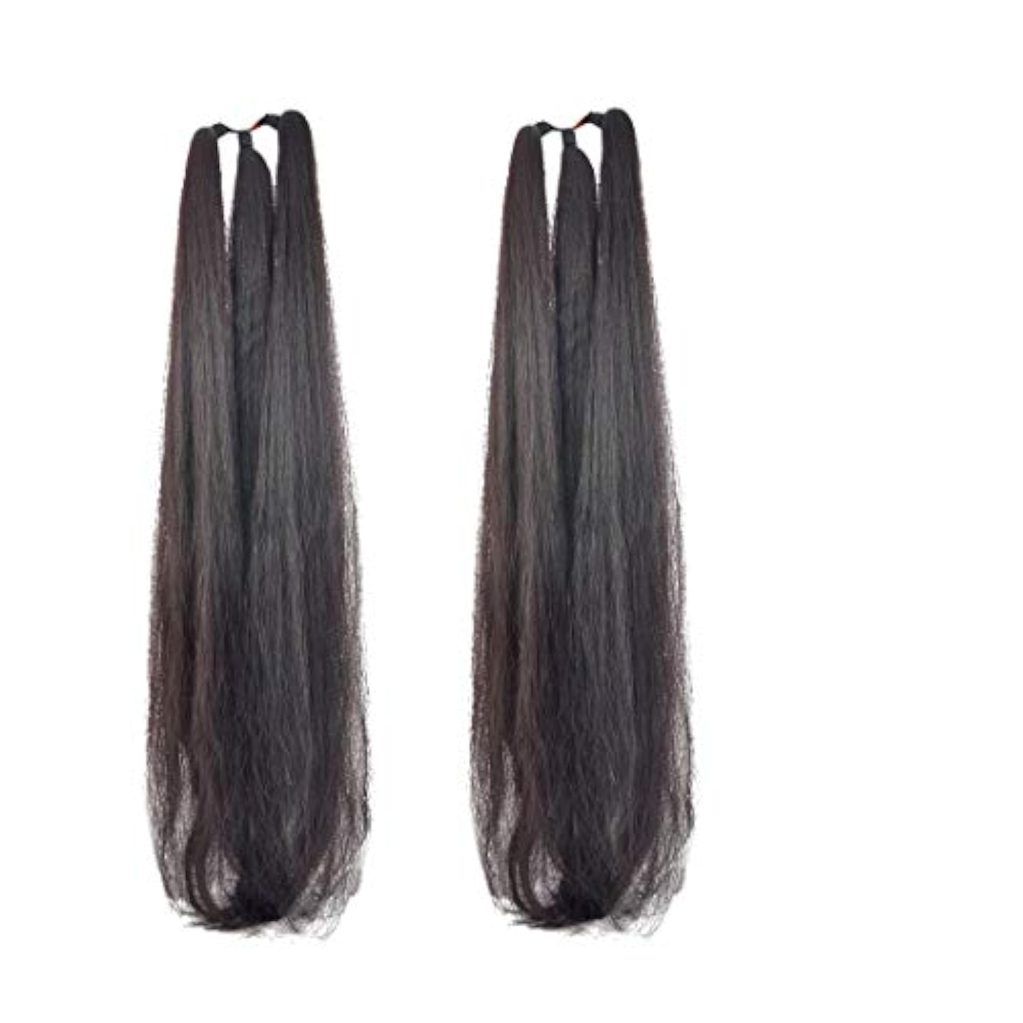 Women's Thick Nylon False Hair Extension, 28 Inch, SET OF 2