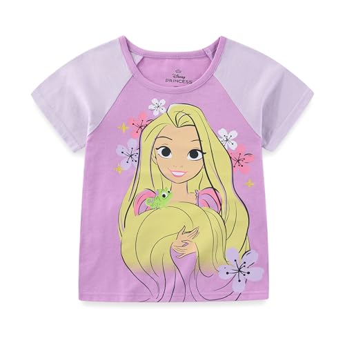 Image of Disney Princess Frozen Minnie Mouse Girls Short Sleeve T-Shirt and French Terry Shorts Set for Toddlers to Big Kids