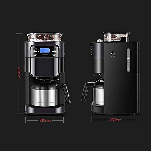 Living Equipment American Coffee Maker Haushalt Vollautomatische Tropf-Tropf-Doppelschicht-Edelstahlisolierung… – Bild 3