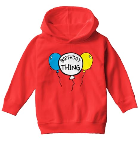 Birthday Thing - Balloons Kids Book Toddler/Youth Fleece Hoodie2