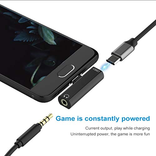 Usb C Type C naar 3,5 mm Aux-oplader Jack Oortelefoon Audio Oortelefoonadapter Zwart - Afbeelding 5