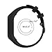 REYDA Silicone Band Compatible for Vivosmart 5, Soft Flexible Breathable Silicone Watch Band Sport Wristband Metal Buckle Bracelet Replacement Band for Vivosmart 5 Fitness Tracker