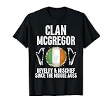 McGregor Surname Irish Family Name Heraldic Celtic Clan T-Shirt