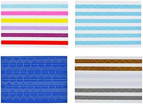 VIPbuy 2244 Pieces (22 Colors Assorted) Photo Corner Stickers for Photo Albums Scrapbook DIY Craft, 22 Sheets