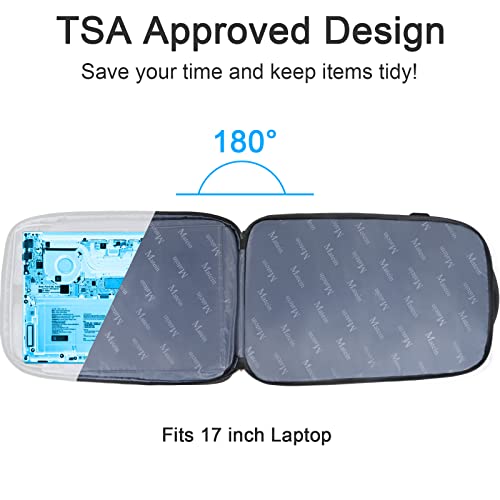 Matein Travel Backpack Airline Approved, Underseat Carry On Backpack For Men & Women, 40L Large Backpack With 17 Inch Laptop Compartment & Shoe Bag For Airplane Flight Luggage Personal Item, Black #TOP1