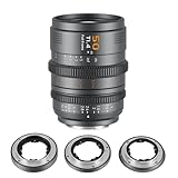 SIRUI VP-1 Vision Prime 1 T1.4 フルフレームシネレンズ、50mm マニュアルフォーカスシネマレンズ、Eマウント（事前インストール）、交換可能なRF/Z/Lマウント（メタルグレー）