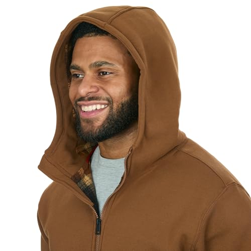Coleman Polar Men's Fleece Lined Workwear Full-Zip Sweatshirt with Hood, Perfect Hoodie For The Outdoors4