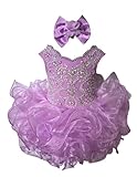 Jenniferwu G188 Infant Toddler Baby Newborn Little Girl's Pageant Party Birthday Dress Size 0-3M