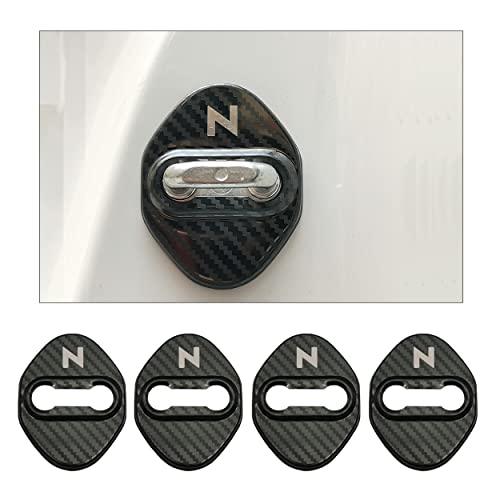 Haoshilianfa ホンダ専用 N-BOX/N-BOXカスタム JF3、4系 N-ONE JG3、4系 N-VAN/N-VANスタイル JJ1、2系 N-WGN/N-WGNカスタム JH3、4系 に適合 ドアストライカーカバー専用 ドアロックカバー