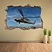 DCJ® Adesivo da parete Adesivi murali militari per elicotteri dell'aeronautica militare Stickers murali Camera dei bambini Decorazione domestica