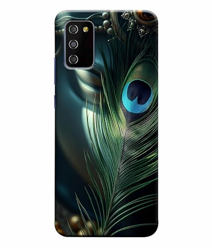 Image of Lord Krishna Mor Pankh Printed Hard Back Case Cover Compatible for Samsung Galaxy M11 / Samsung Galaxy A11 (Multicolor) - D1663