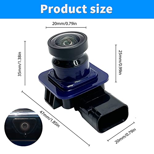 Image of Rear View Back Up Camera Reverse Park Assist Camera Compatible with 2011 2012 2013 2014 2015 Ford Edge,2011-2013 Lincoln MKX Backup Camera Replaces DT4Z-19G490-B ET4Z-19G490-A