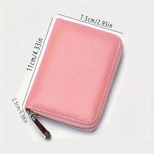 Credit Card Wallet for Women, 1 Pack Versatile Zipper Card and ID Organizer, RFID Blocking, Slim & Secure Travel Wallet4