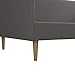 DHP Mid-Century Modern Design Upholstery Daybed, Twin, Rich Grey Linen