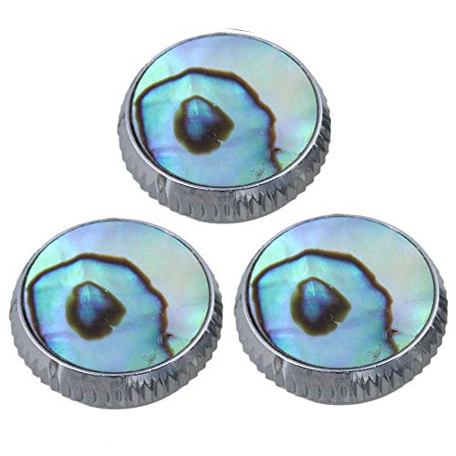 Lheng Inlay Abalone shell Trumpet Finger Buttons Brass Instrument Parts 3Pcs